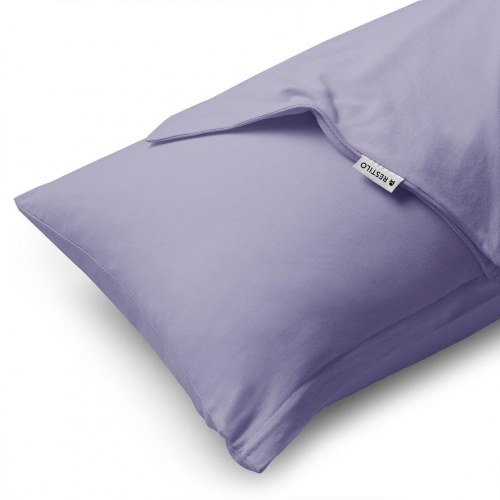 Pudebetræk 40x200 jersey - DecoKing AMBER, lys violet, klassisk