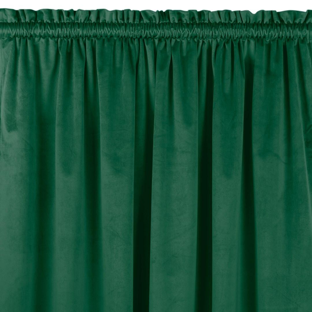 Mørklægningsgardin fløjl VILA flaskegrøn 200×175 - HOMEDE