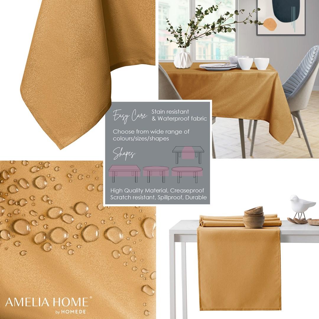Dug rund guld 100 cm - AmeliaHome Empire, glat