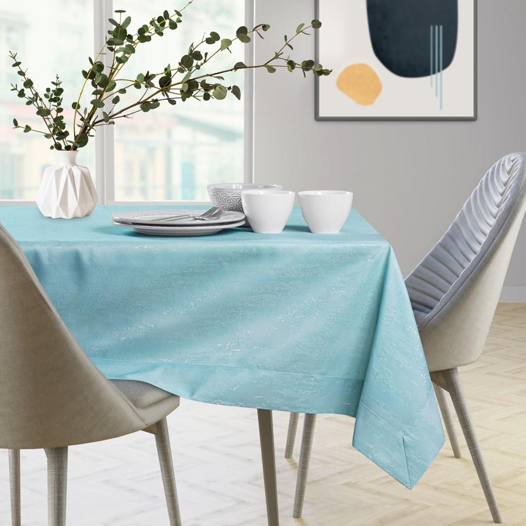 Dug sæt Vesta blå præget 115×200 + 35×200 - AmeliaHome