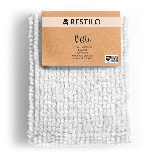 Bademåtte 50×70 cm hvid - Restilo Bati