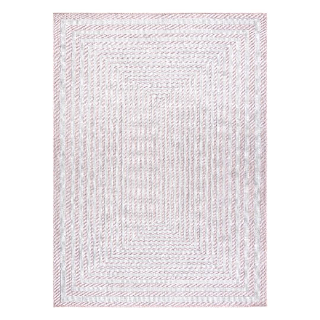 Gulvtæppe Hakano Vinea Maze 80×150 - pudderlyserød