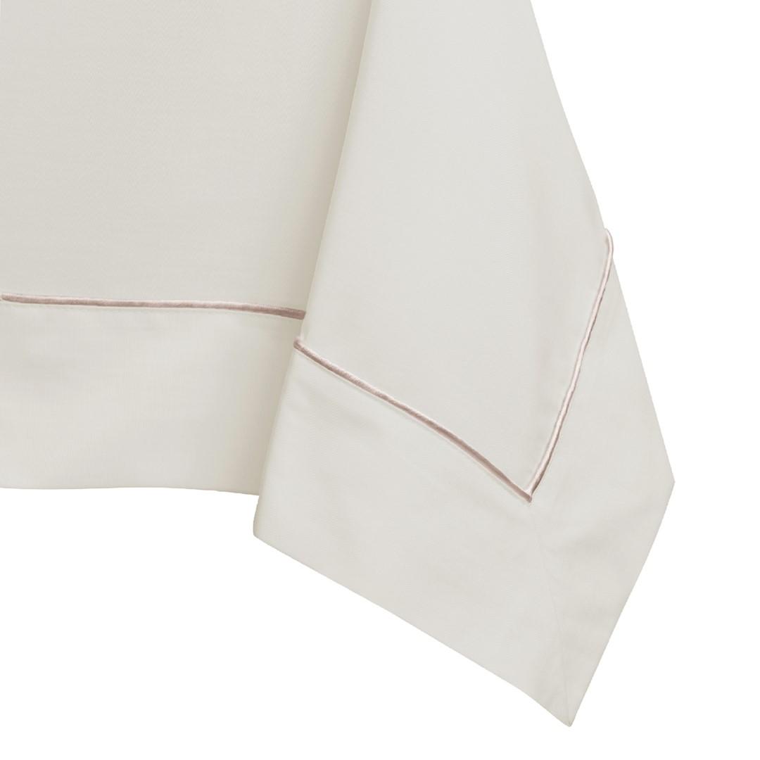 Dug cremefarvet 140x200 - DecoKing Pure, glat klassisk