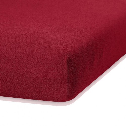 Lagen med elastik – Amelia Home RUBY, frotté, vinrød, 120–140×200 cm
