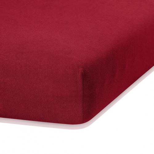 Lagen med elastik – Amelia Home RUBY, frotté, vinrød, 120–140×200 cm