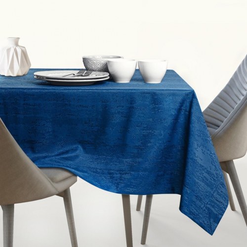 Dug RESTILO Vesta - indigo, præget, 140 x 500 cm