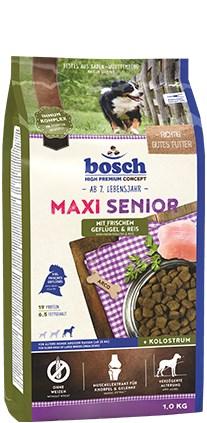 Bosch Hundefoder Maxi Senior Fjerkræ, 1 pakke (1 x 12,5 kg) 12,5 kg Fjerkræ, Ris