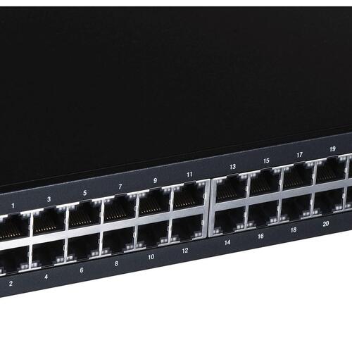 Netværksswitch Ubiquiti EdgeSwitch 24-port PoE, L2/L3, Gigabit, 1U (sort)