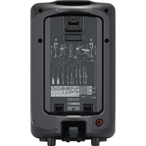 PA-anlæg Yamaha Stagepas 400BT - bærbart system med 8-kanals mixer og indbygget forstærker