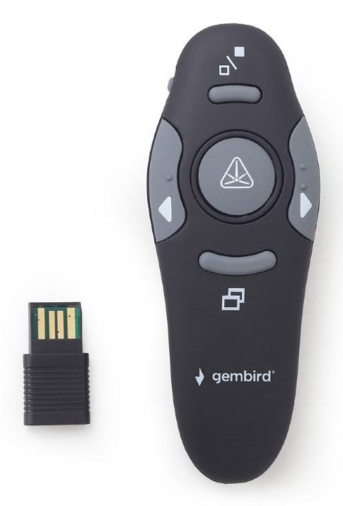 Præsentationsfjernbetjening til projektor - Gembird WP-L-11, IR trådløs billede