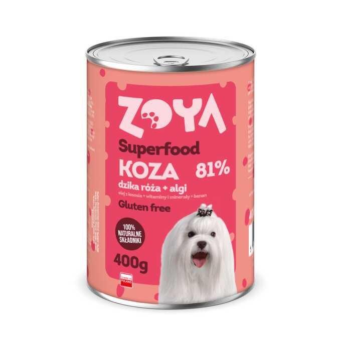 Hundefoder vådfoder ZOYA Superfood ged – 400 g