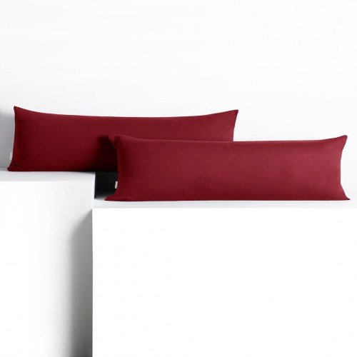 Pudebetræk 40x200 jersey vinrød - DecoKing AMBER