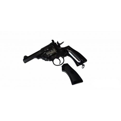Luftpistol CO2 revolver WEBLEY MKVI .455, 5,5 mm, 6-skud, 4" løb, op til 17 J