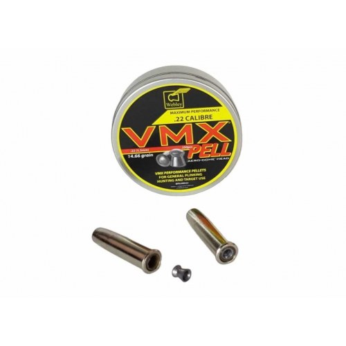 Luftpistol CO2 revolver WEBLEY MKVI .455, 5,5 mm, 6-skud, 4" løb, op til 17 J