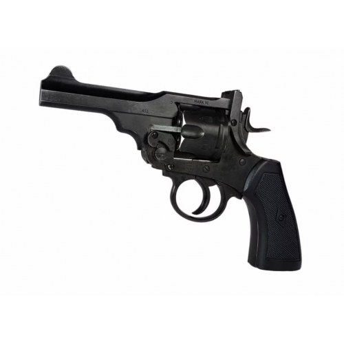 Luftpistol CO2 revolver WEBLEY MKVI .455, 5,5 mm, 6-skud, 4" løb, op til 17 J