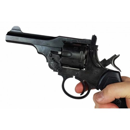 Luftpistol CO2 revolver WEBLEY MKVI .455, 5,5 mm, 6-skud, 4" løb, op til 17 J