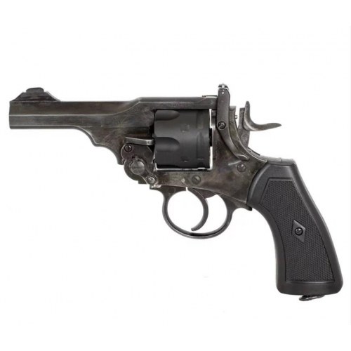 Luftpistol CO2 revolver WEBLEY MKVI .455, 5,5 mm, 6-skud, 4" løb, op til 17 J