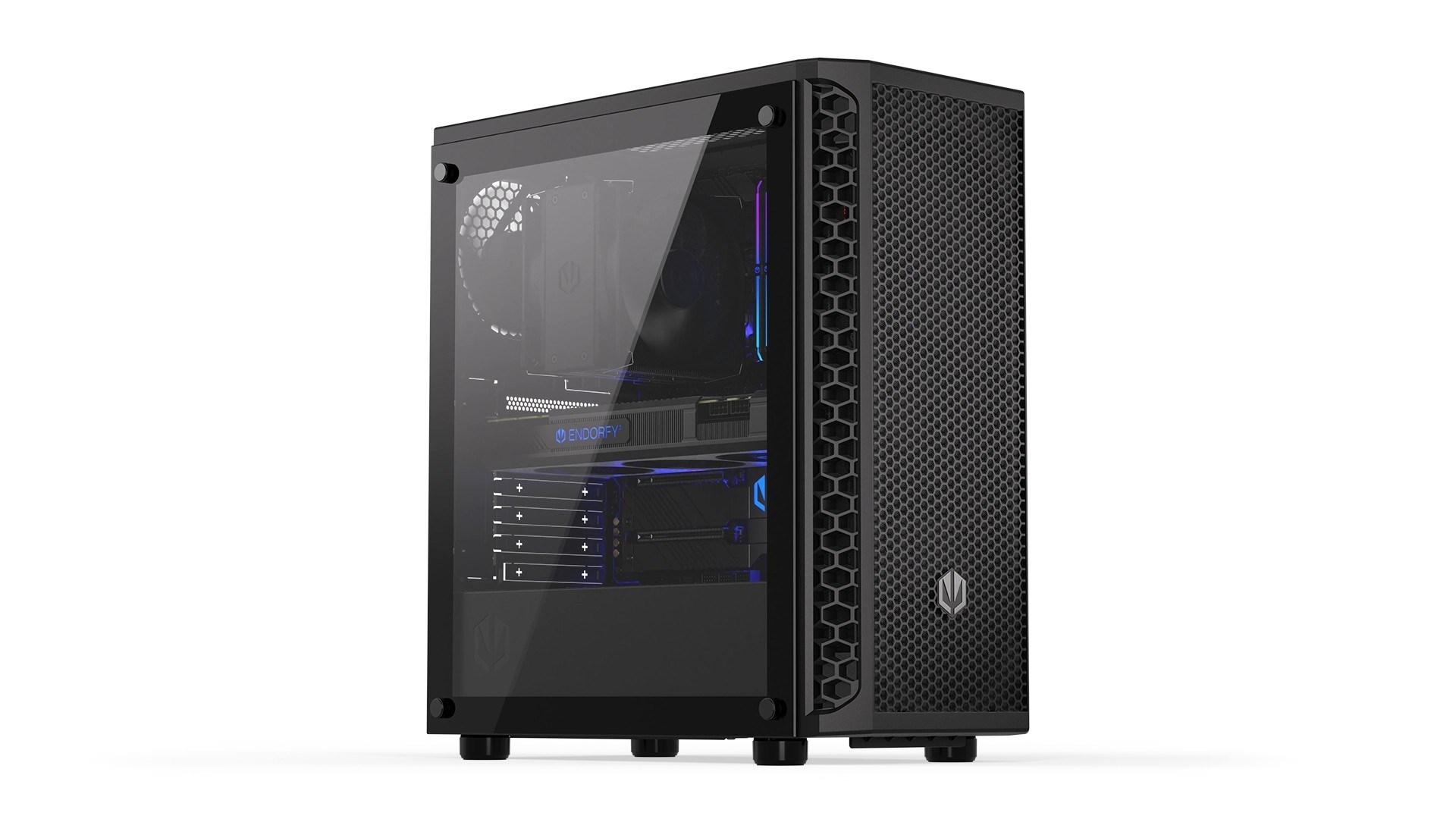 PC kabinet ENDORFY Signum 300 Core - ATX, hærdet glas, sort billede