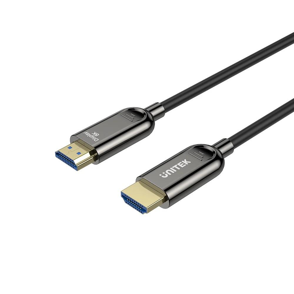 HDMI 2.1 fiberkabel 15 m – UNITEK AOC C11085GY01 billede