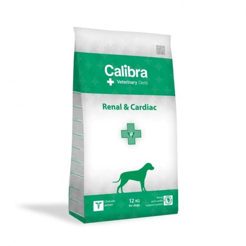 Hundefoder tør – Calibra Veterinary Diets Renal & Cardiac 12 kg