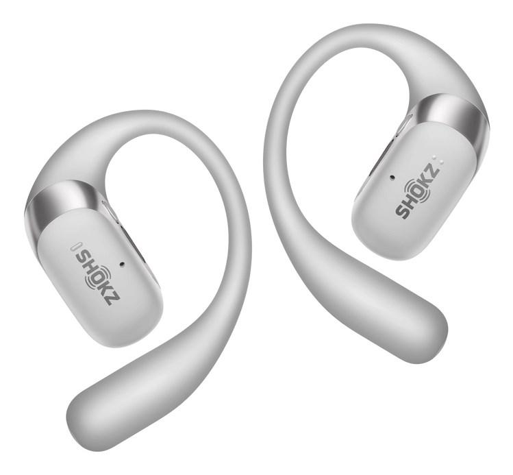 Trådløse høretelefoner SHOKZ OpenFit 2+ - ørekrog, in-ear, Bluetooth, grå billede