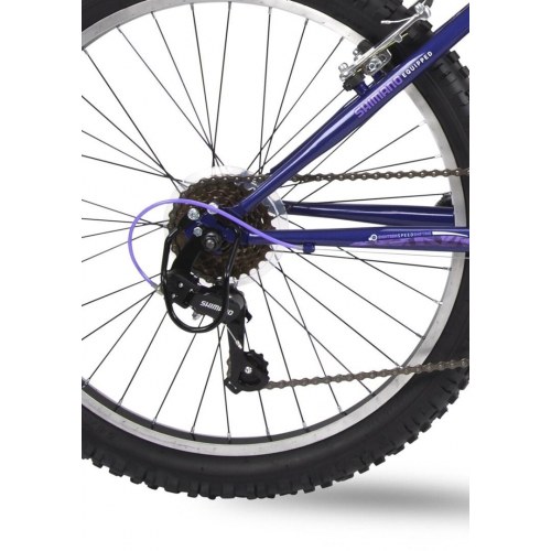 Mountainbike HUFFY Extent 24" – lilla, ungdom