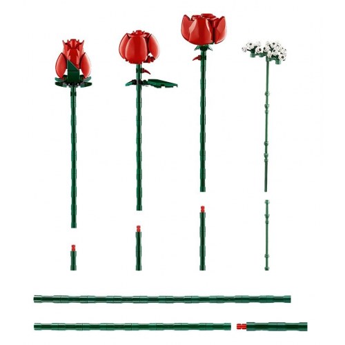 LEGO blomster – Icons Rosenbuket (10328)