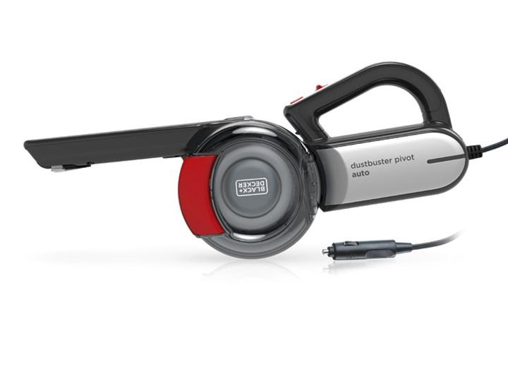 Håndstøvsuger til bil - Black & Decker Dustbuster Pivot, grå/rød billede