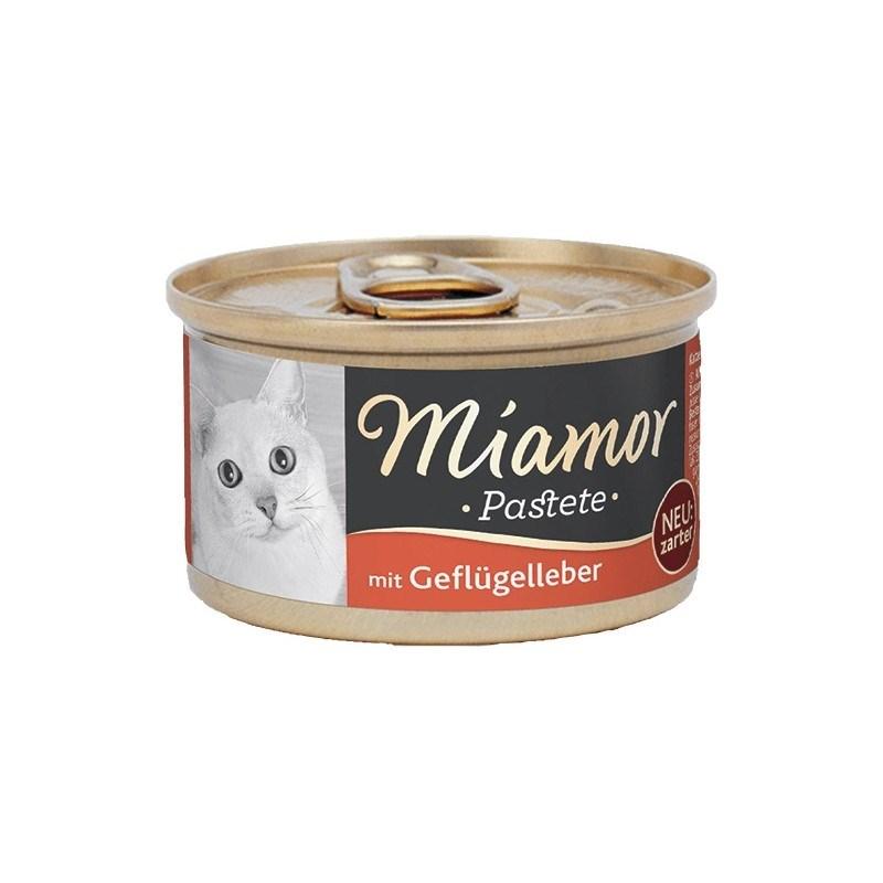 Kattevådfoder Miamor Pastete med fjerkræ & lever - 85 g