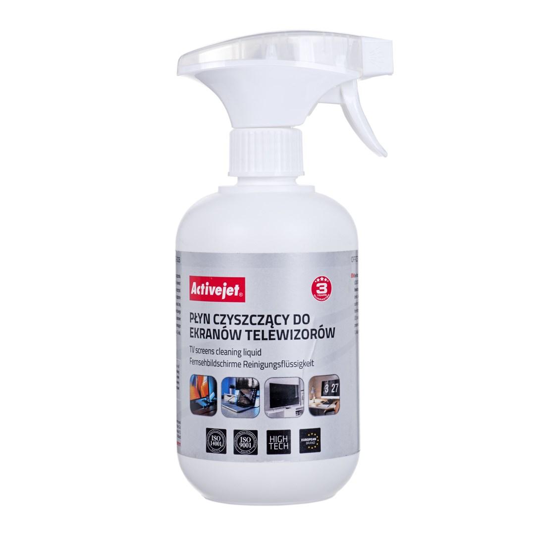 Skærmrens - Activejet AOC-028 spray til TV/monitor/telefon, LCD/LED/OLED, 500 ml