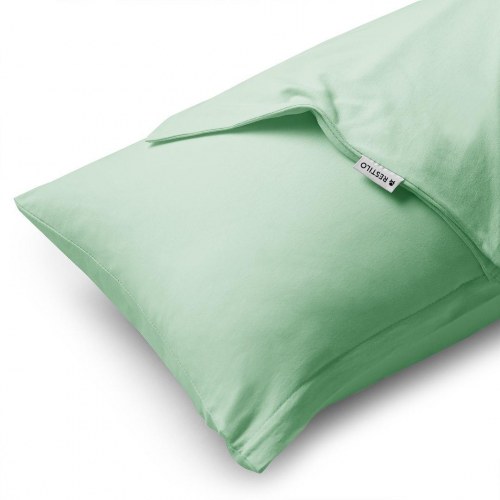 Pudebetræk 40x120 jersey - DecoKing AMBER, mintgrøn, klassisk