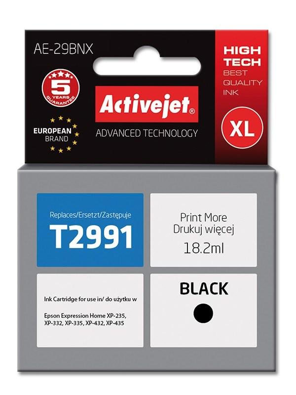Blækpatron til Epson 29XL (T2991) – Activejet AE-29BNX, sort, 18,2 ml, XL
