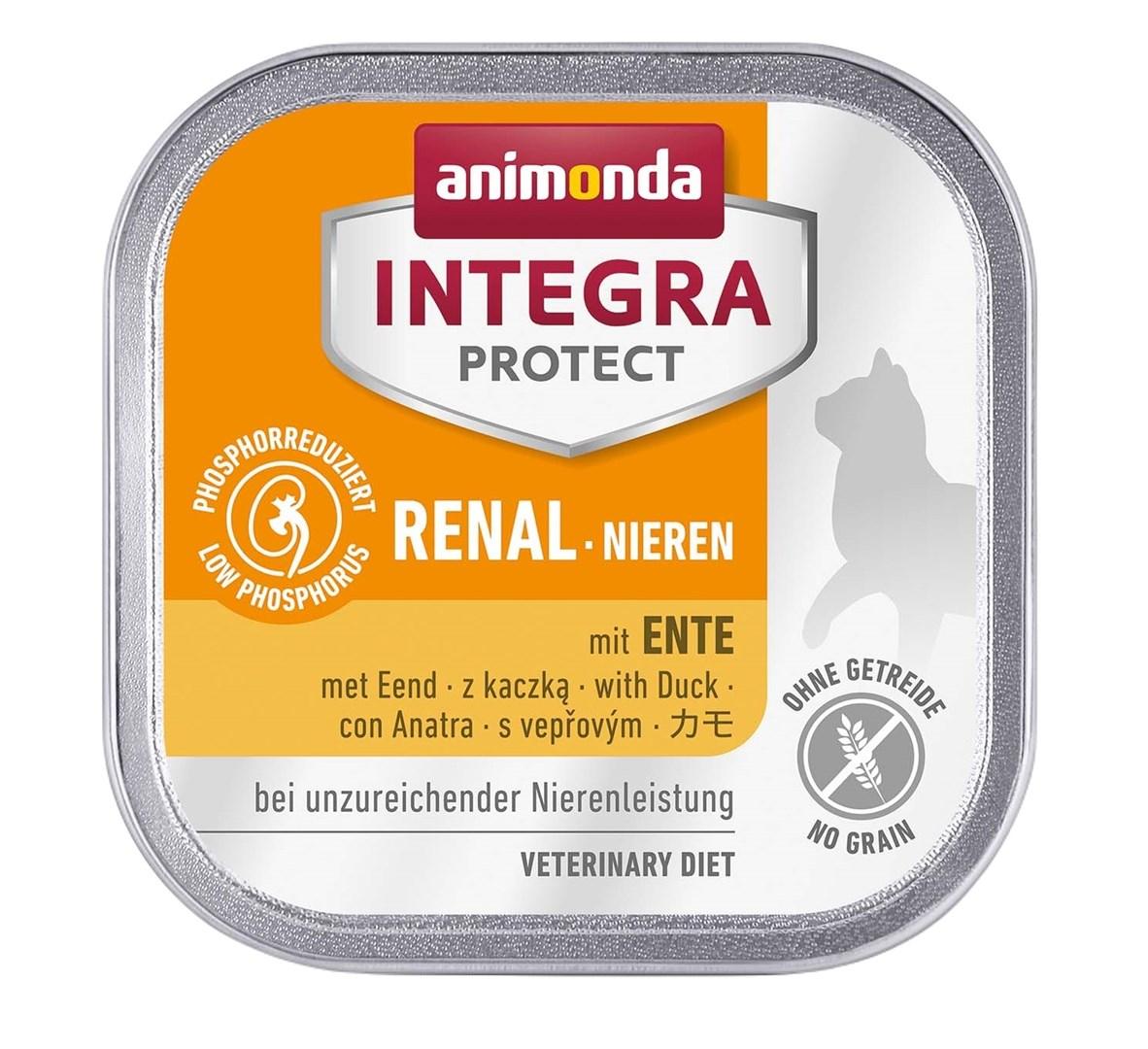 Vådfoder til kat – animonda Integra Protect Renal med and, 100 g