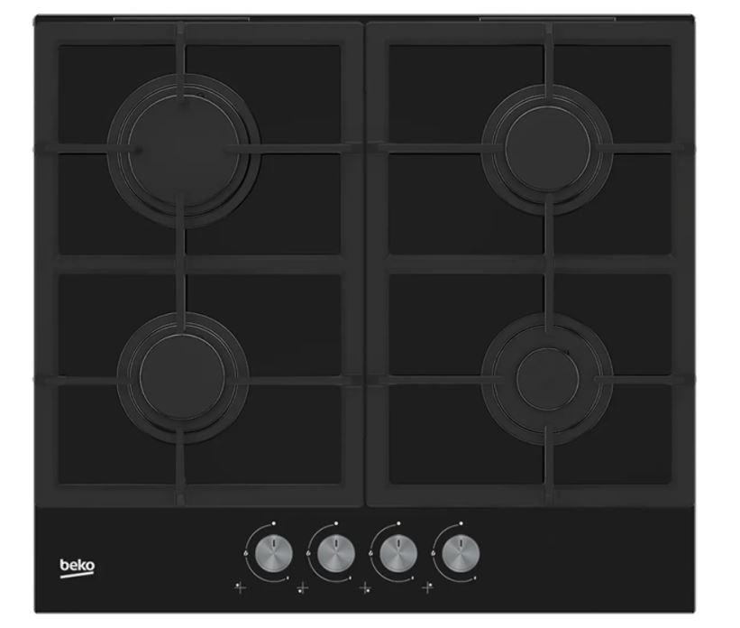 Indbygnings-gaskogeplade Beko HILG 642C5 SB - 60 cm, 4 zoner