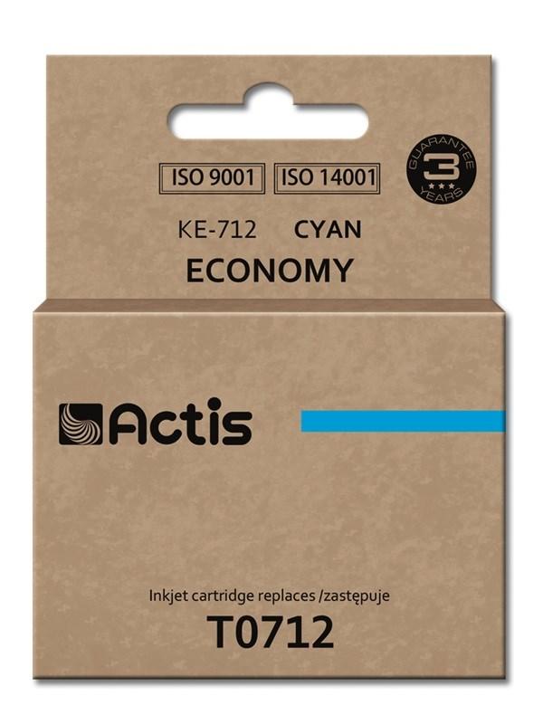 Blækpatron cyan til Epson – Actis KE-712, 13,5 ml (erstatter T0712/T0892/T1002)