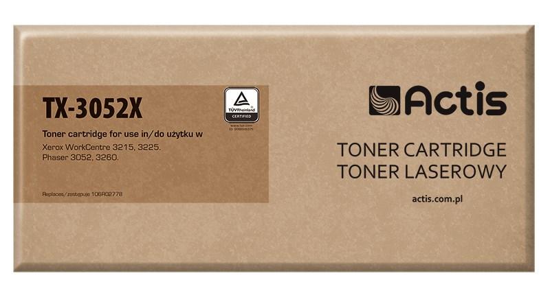 Toner til laserprinter Actis TX-3052X – sort, standard, 3.000 sider (kompatibel med Xerox 106R02778)