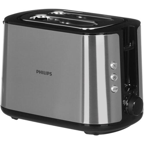 Brødrister Philips Viva Collection HD2650/90 – 2 skiver, 950 W, sort/rustfrit stål