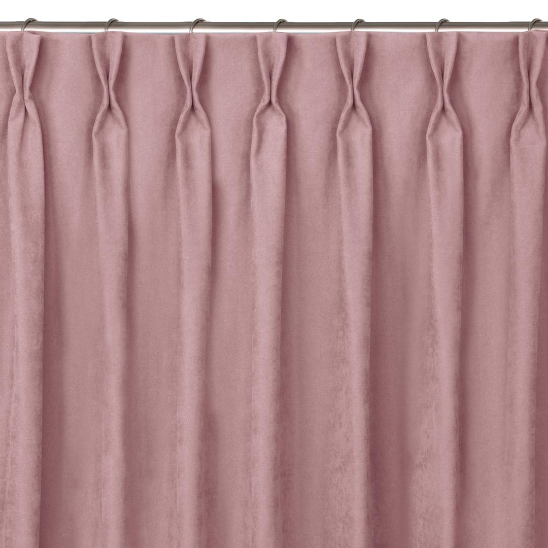 Mørklægningsgardin 50 % HOMEDE MILANA - lyserød, klassisk, chenille, 560×300 cm