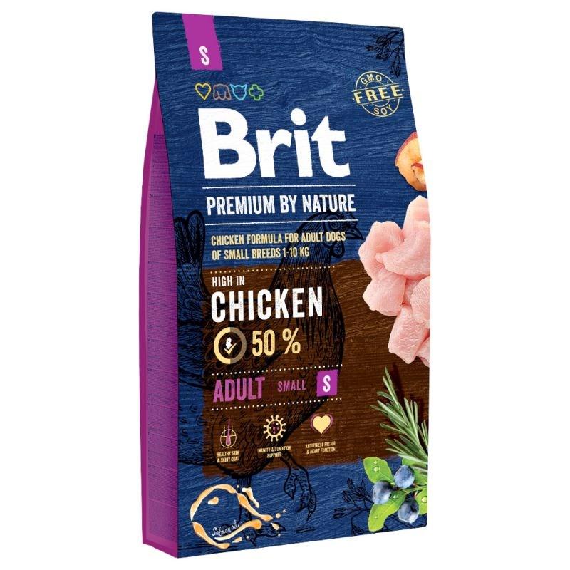 Hundefoder tørfoder - Brit Premium by Nature Small Chicken 8 kg billede