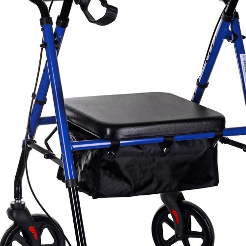 Rollator med 4 hjul ActionMed - let aluminium, højdejusterbar