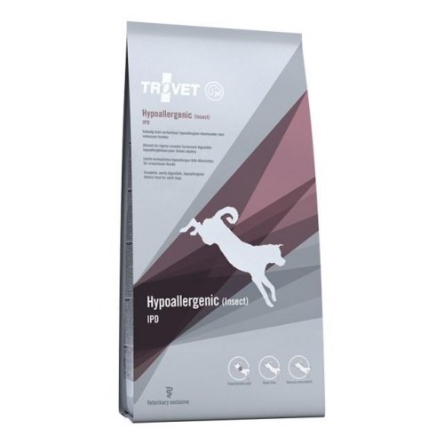 Hundefoder allergivenligt – TROVET Hypoallergenic IPD med insekt, 3 kg