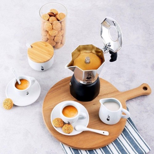 Kaffekande moka - Bialetti Brikka 0,17 l, sort/aluminium
