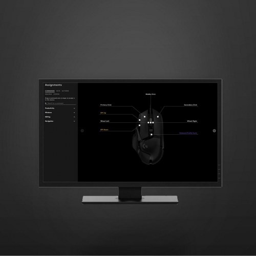 Gaming mus Logitech G G502 HERO – høj ydeevne, 25.600 DPI, 11 knapper