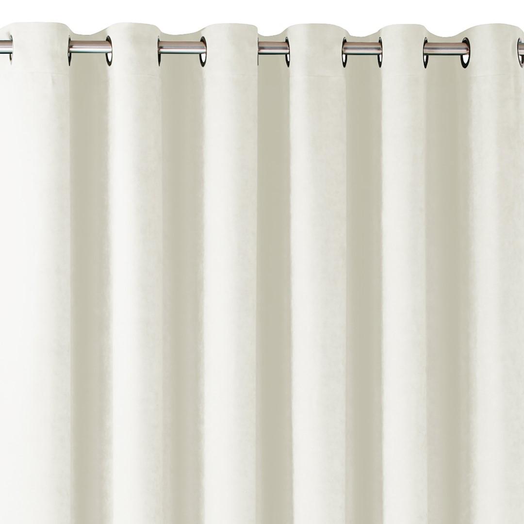 Mørklægningsgardin med øskner HOMEDE MILANA - creme, 140×300 cm