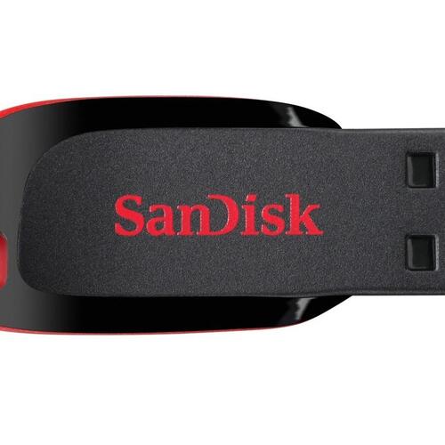 USB stik SanDisk Cruzer Blade 32 GB USB 2.0 (sort/rød)