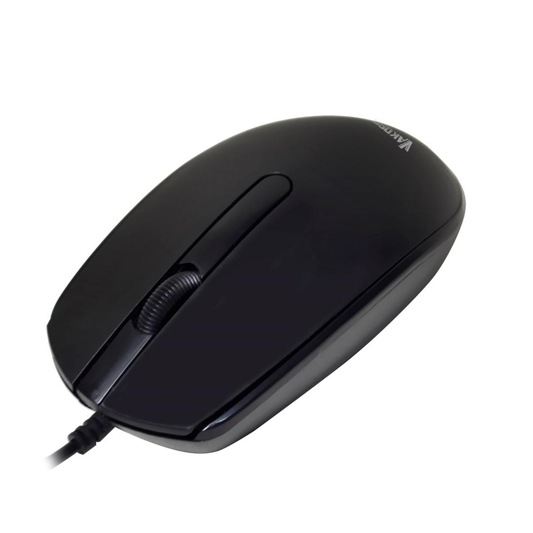Computermus USB – VAKOSS TM-481UK, optisk 1200 DPI, sort billede