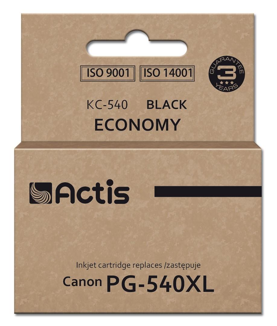 Blækpatron til Canon – Actis KC-540, sort, 22 ml (erstatning for PG-540XL), Supreme