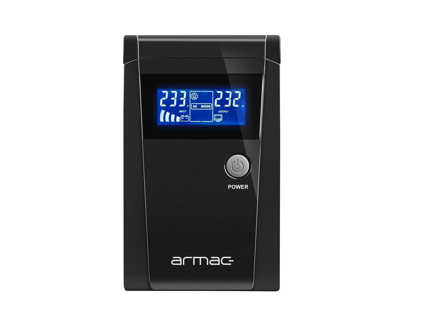 UPS nødstrøm Armac OFFICE Line-Interactive 650 VA LCD (Type F) billede