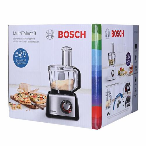 Foodprocessor Bosch MultiTalent 8 MC812M865 – 1.250 W, 3,9 l, sort/ rustfrit stål