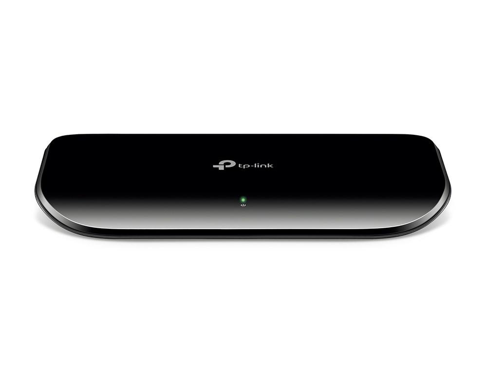 Netværksswitch TP-Link 8-port Gigabit desktop billede